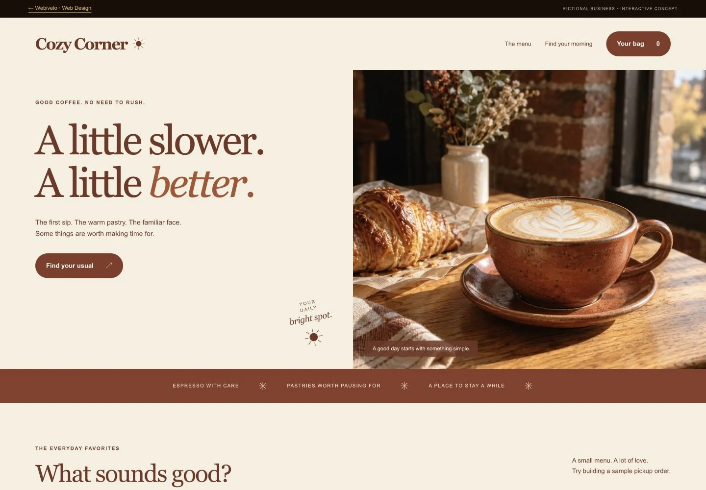 The Cozy Corner website